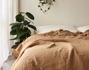 Linen Blanket Filled Blanket Hemp Flax Filled Linen Duvet