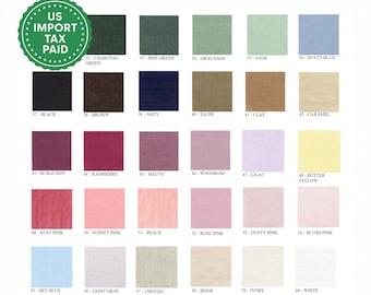 Linnelakan i 60 färger 1 Dra-på-lakan Mjukt linnelakan Stentvättat linne Linnelakan