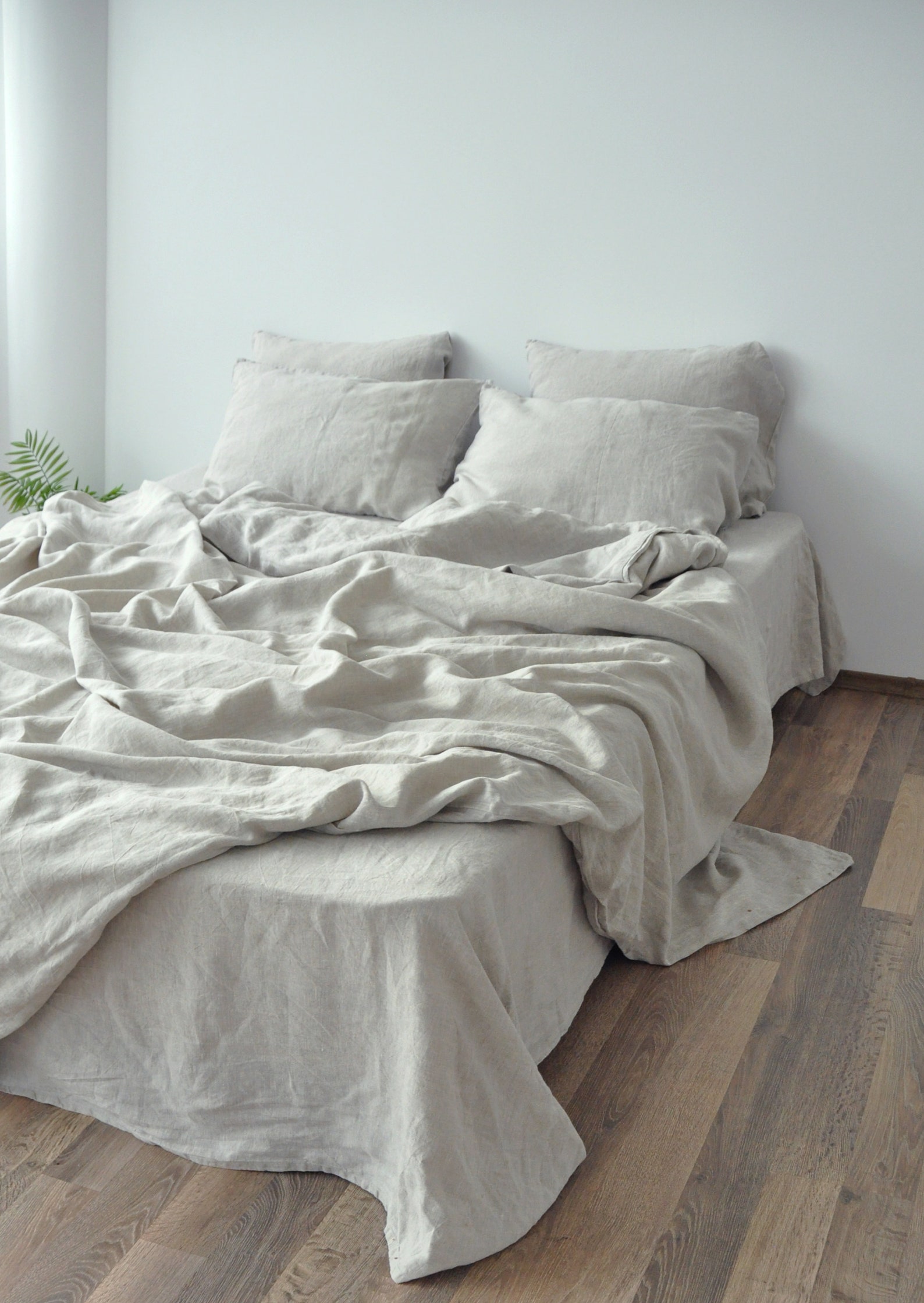Undyed linen duvet cover / 1 duvet cover / Softened linen / Etsy