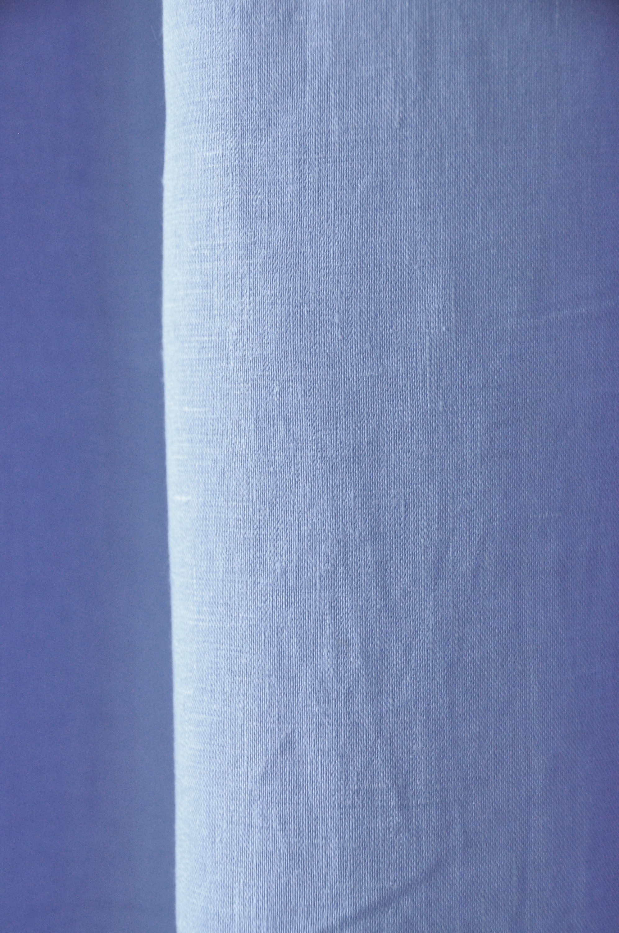 Cornflower blue regular and blackout linen curtains / 2 panels Etsy