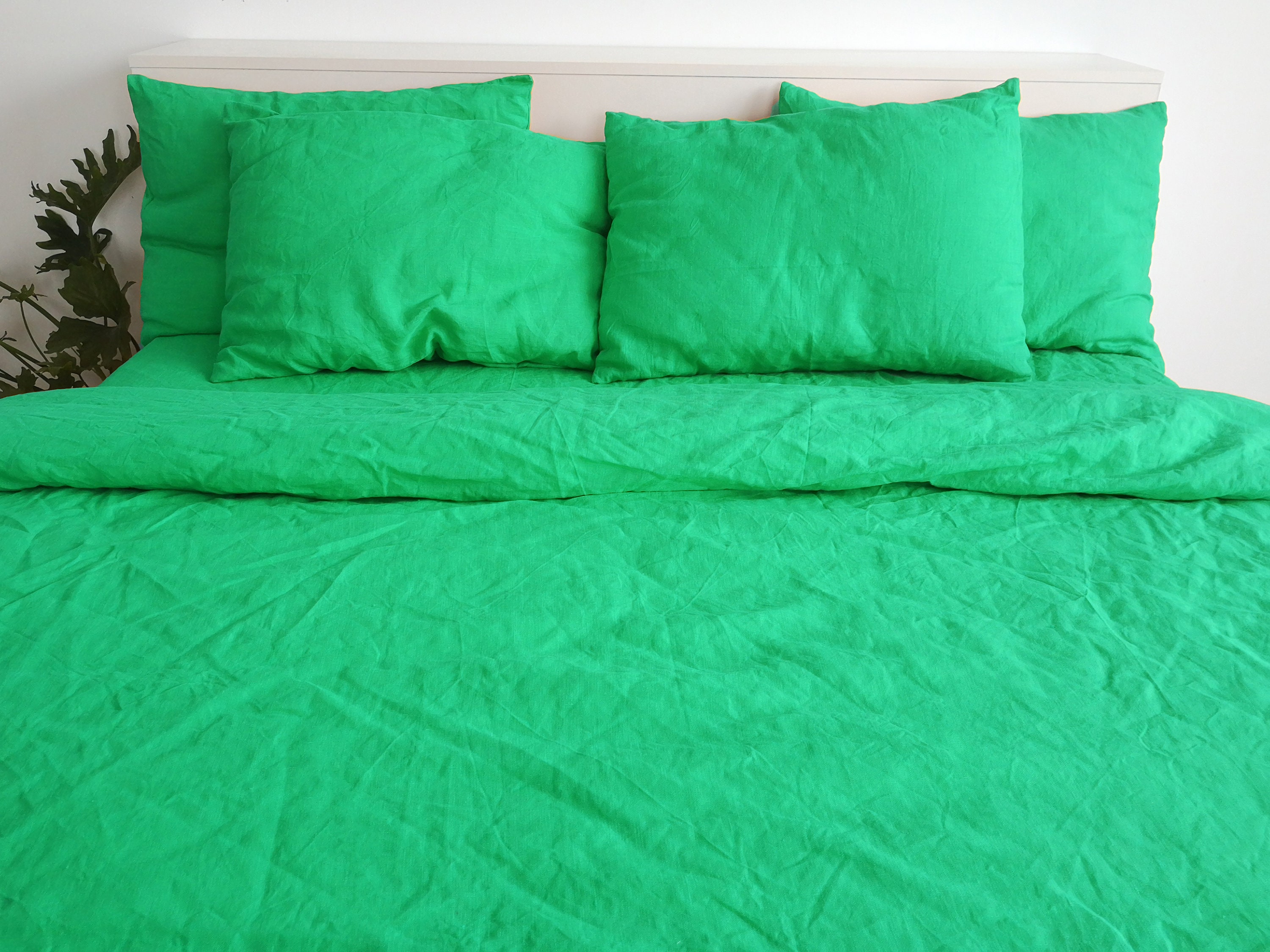Mint Green Linen Duvet Cover / 1 Duvet Cover / Softened Linen Etsy