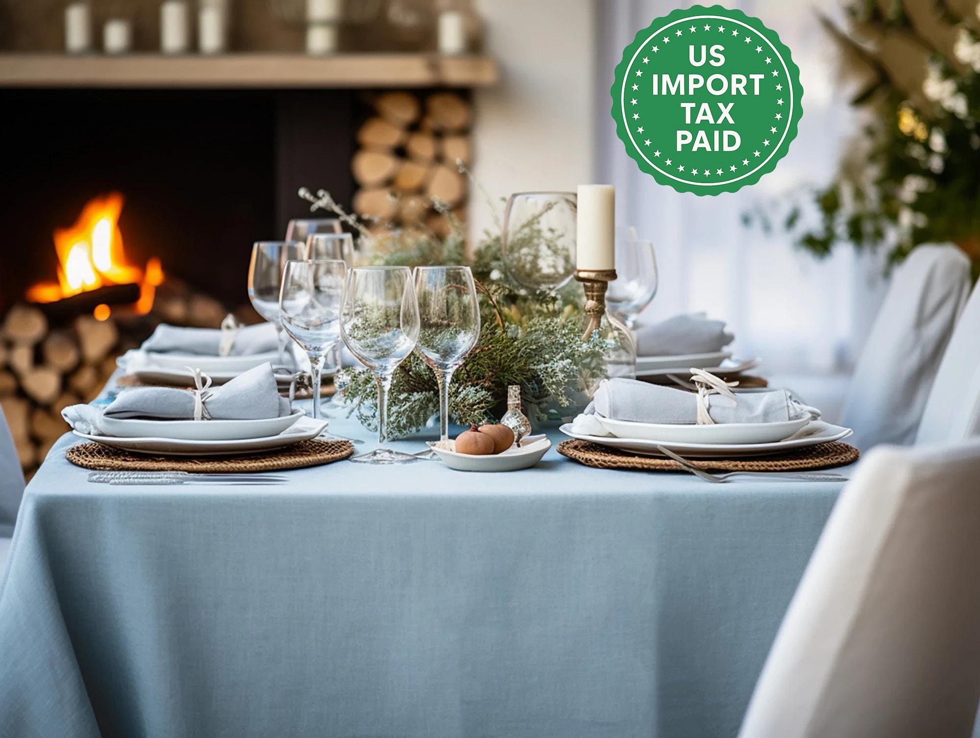 60色のクリスマスリネンナプキンセット 柔らかいリネン クリスマス