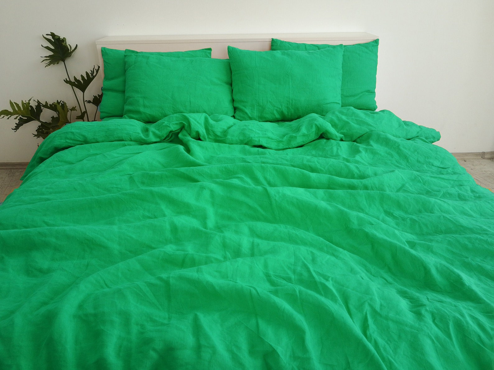 Mint Green Linen Duvet Cover / 1 Duvet Cover / Softened Linen Etsy