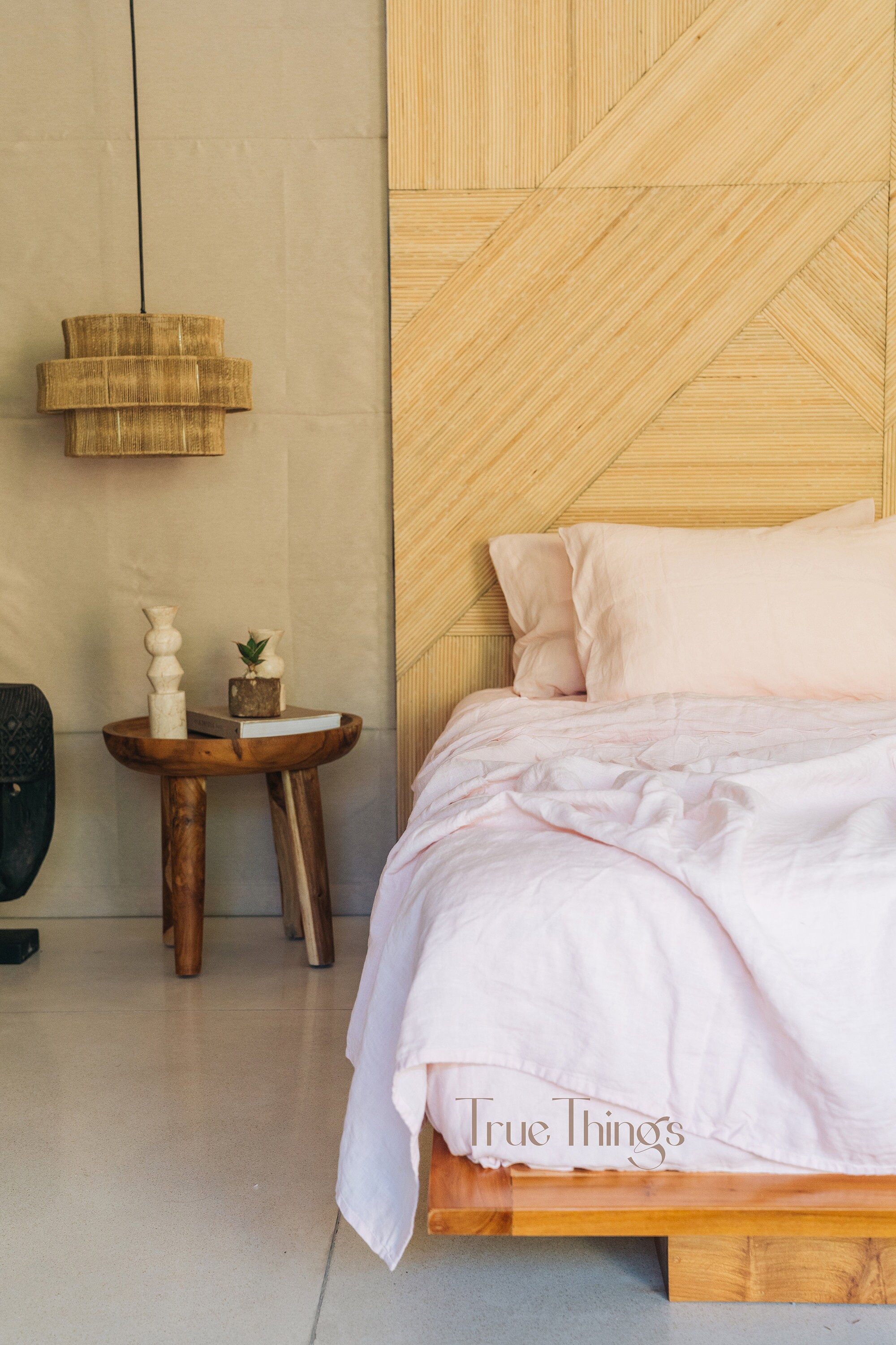 Blush Pink Linen Sheet Set / 1 Flat Sheet 1 Fitted Sheet 2 Etsy