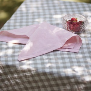 70 colors linen napkins set Softened linen Linen table decor Napkins for table setting Table linens Wedding napkin Custom size image 9