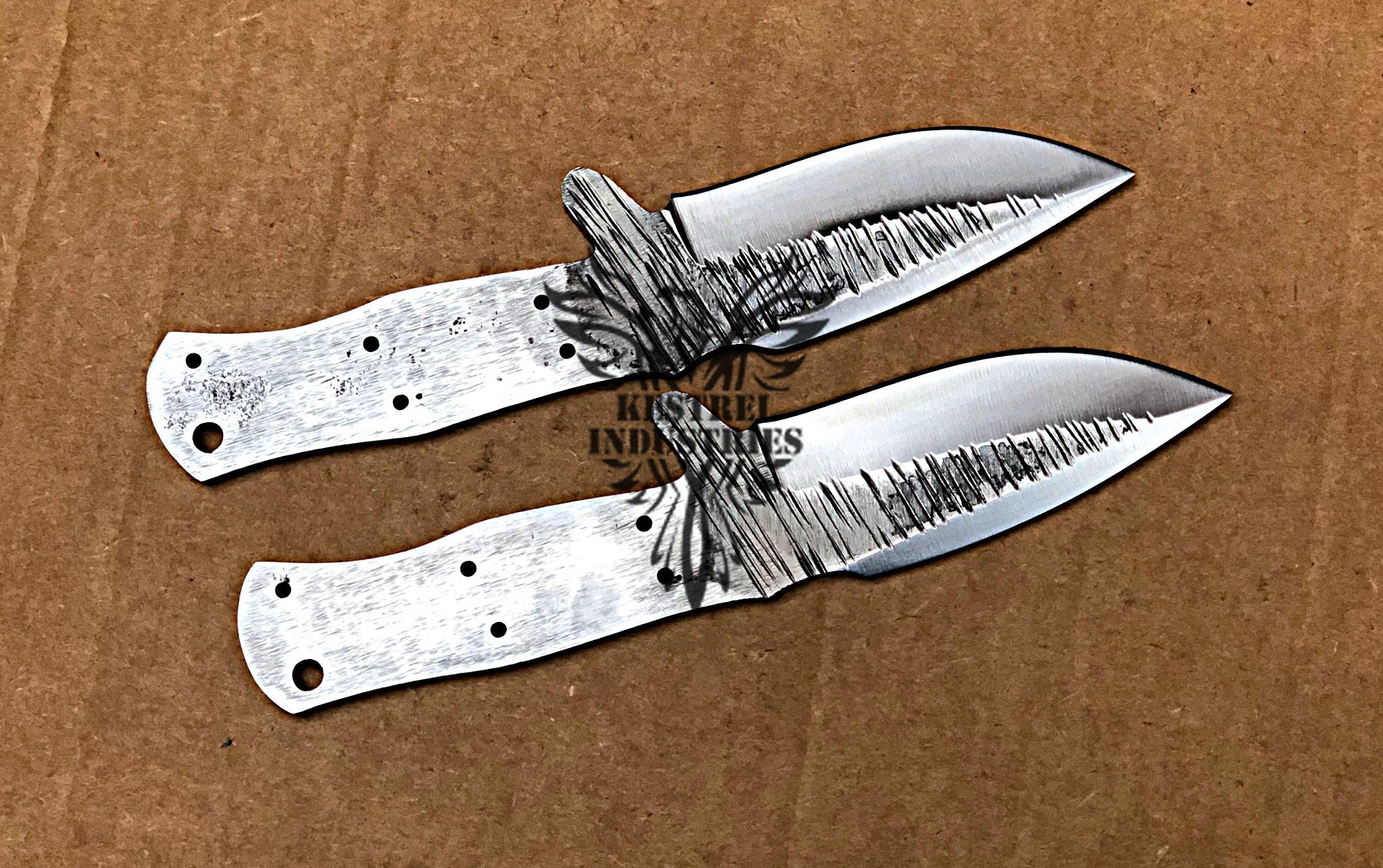 Lot of 2 Carbon Steel Blank Blade Knife for Knife Making Etsy