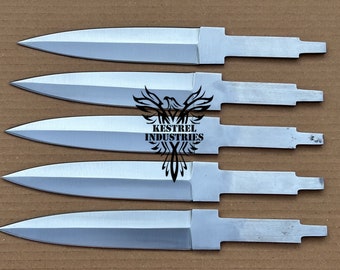 Veel van 5 koolstofstalen blanco mes voor benodigdheden voor het maken van messen, koolstofstalen blanco mesmessen voor benodigdheden voor het maken van messen (BB-474)