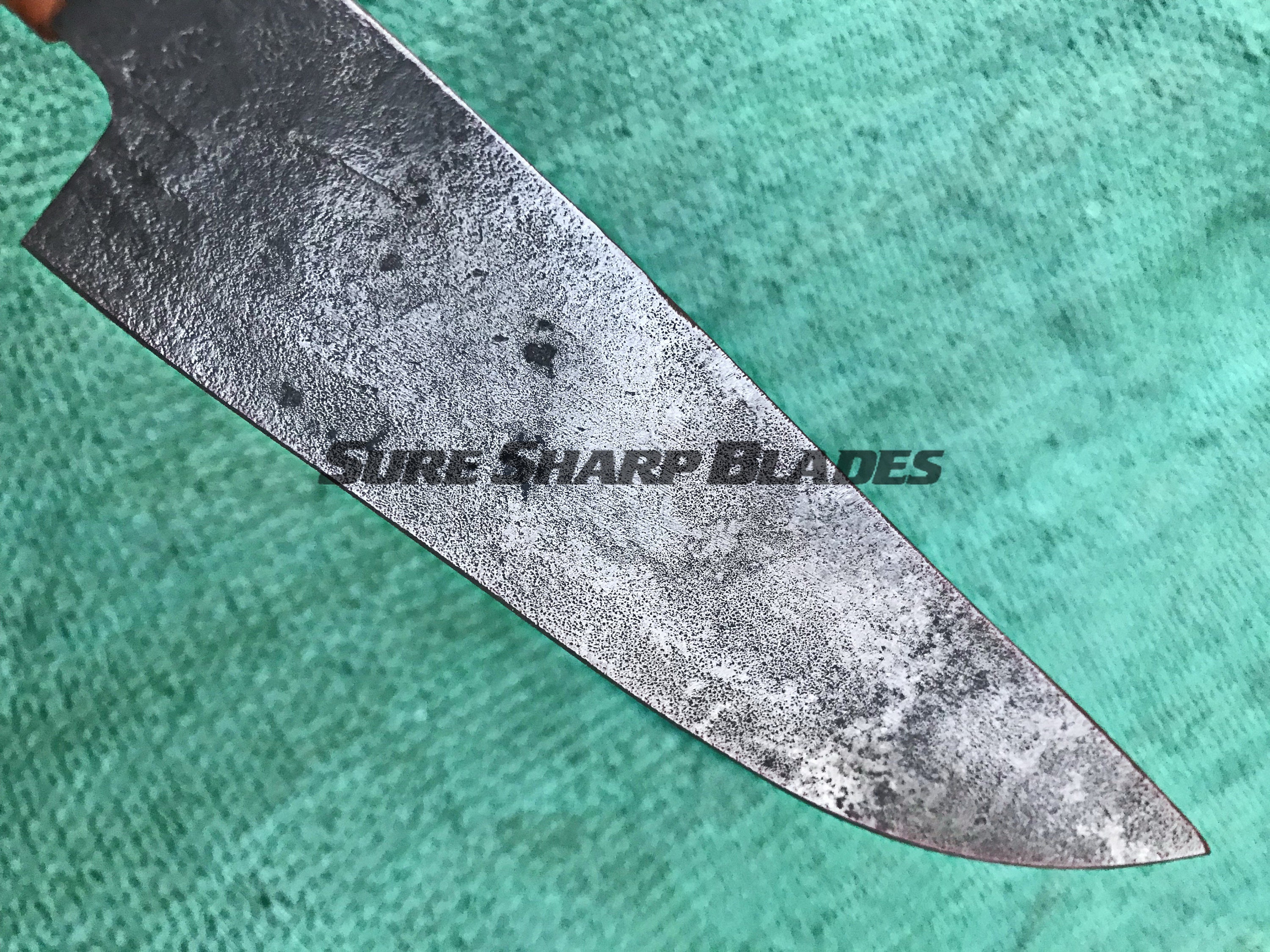 Smith Custom Handmade Carbon Steel Viking Knife With Raven Etsy