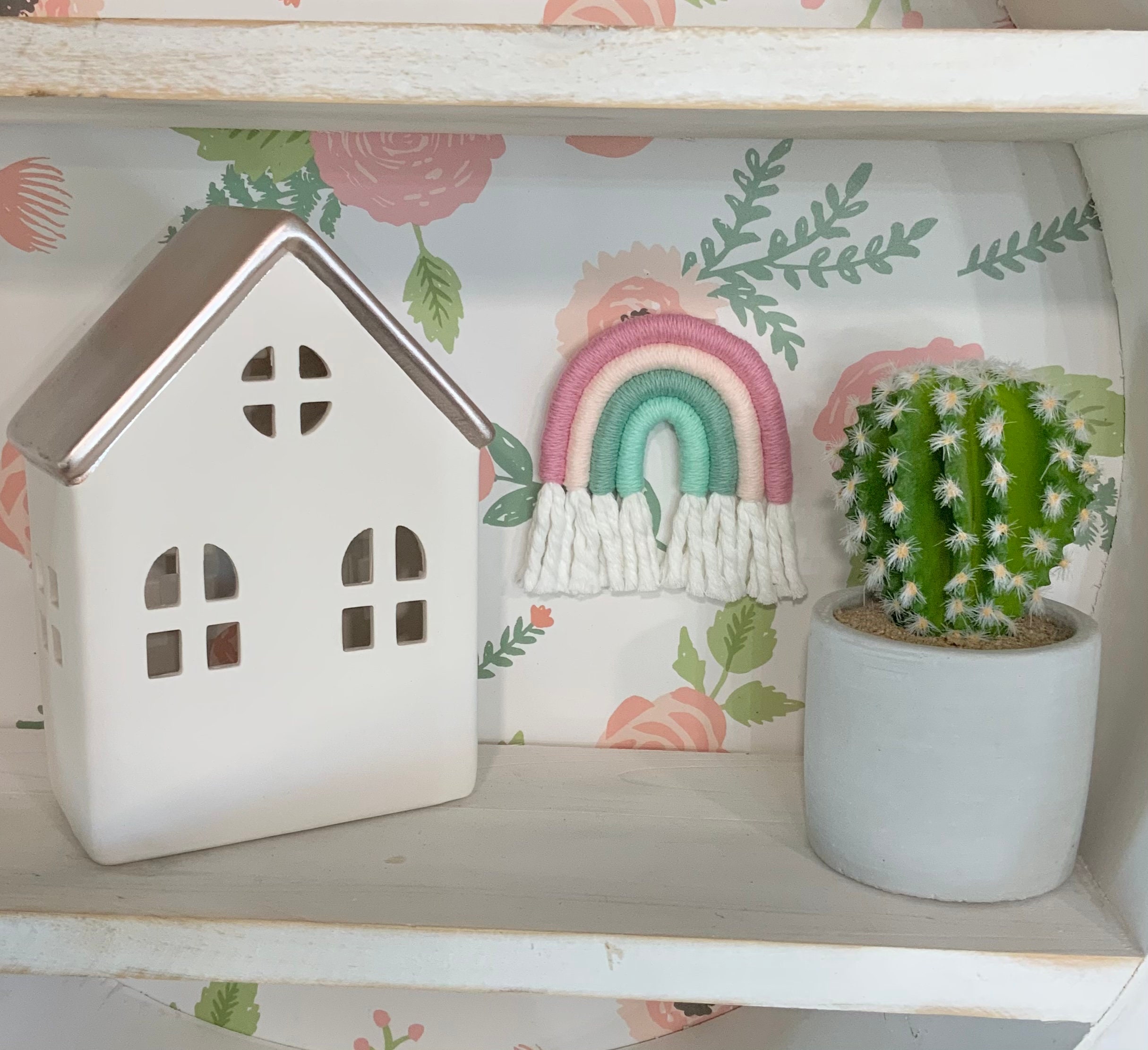 Dollhouse Miniature Macrame Rainbow Dollhouse Decor Etsy