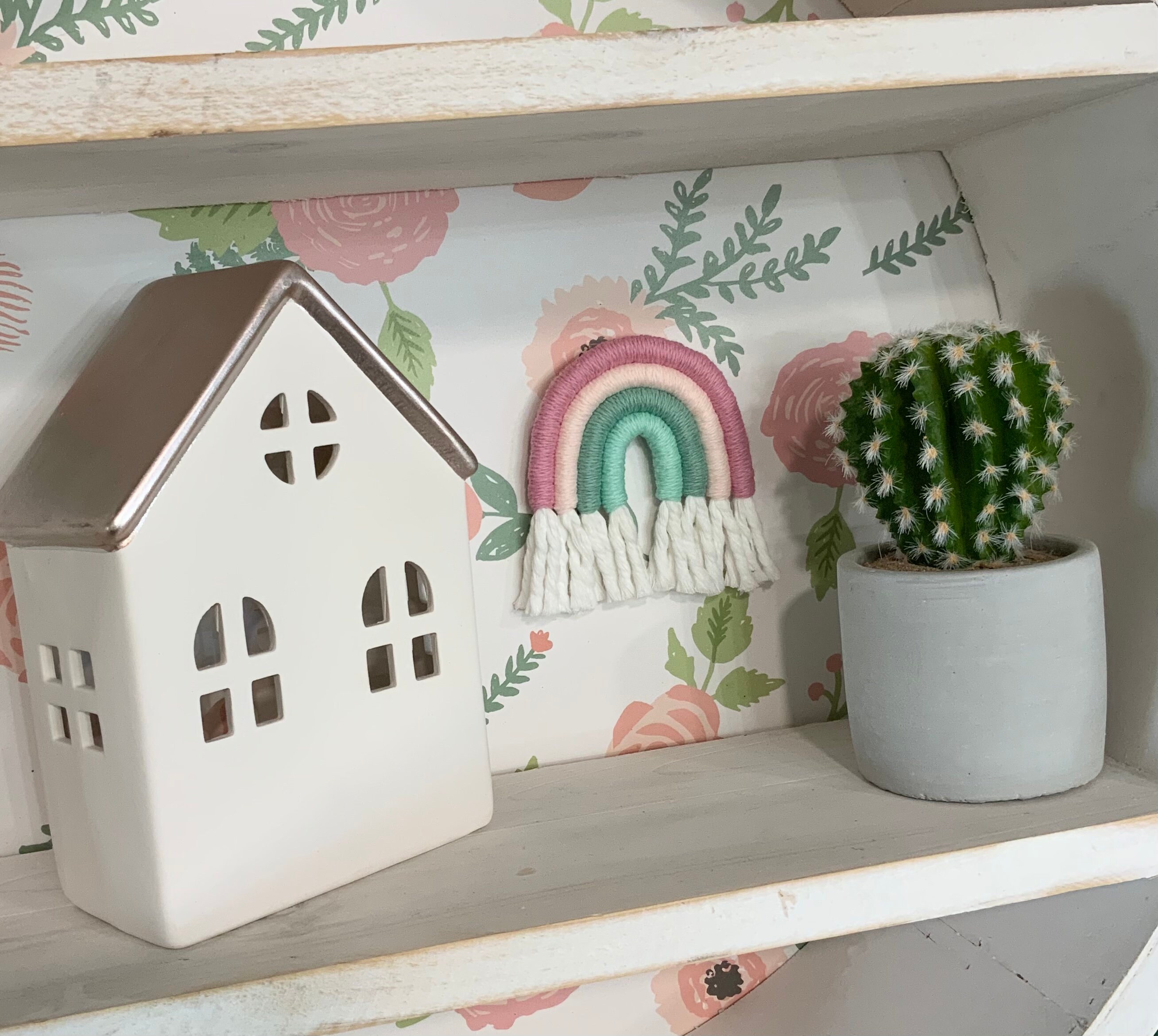 Dollhouse Miniature Macrame Rainbow Dollhouse Decor Etsy