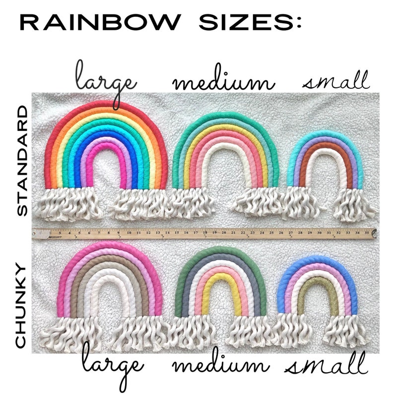 DIY Macrame Rainbow Kit Rainbow Wall Hanging Kit for Adults Etsy