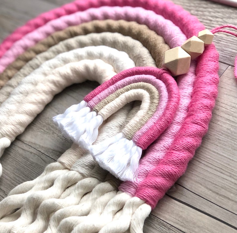 DIY Macrame Rainbow Kit Rainbow Wall Hanging Kit for Adults Etsy