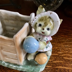 Vintage Kitty Baby Planter