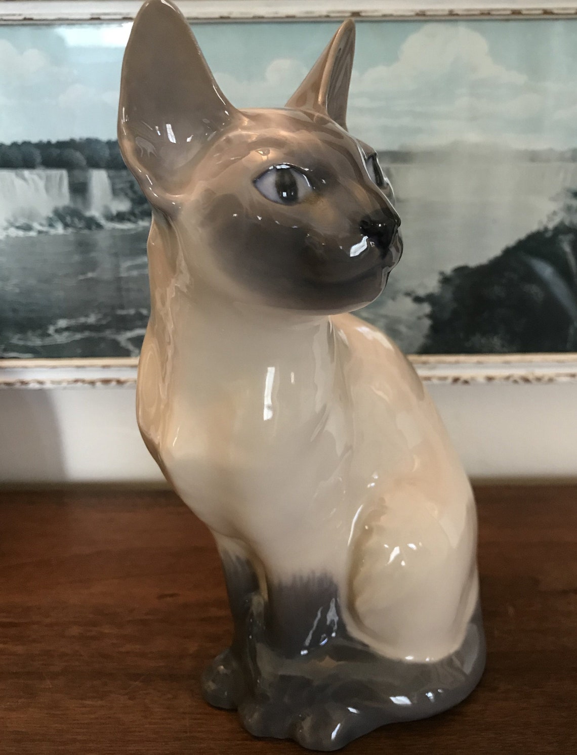Royal Copenhagen Siamese Cat Figurine 2851/3281 | Etsy