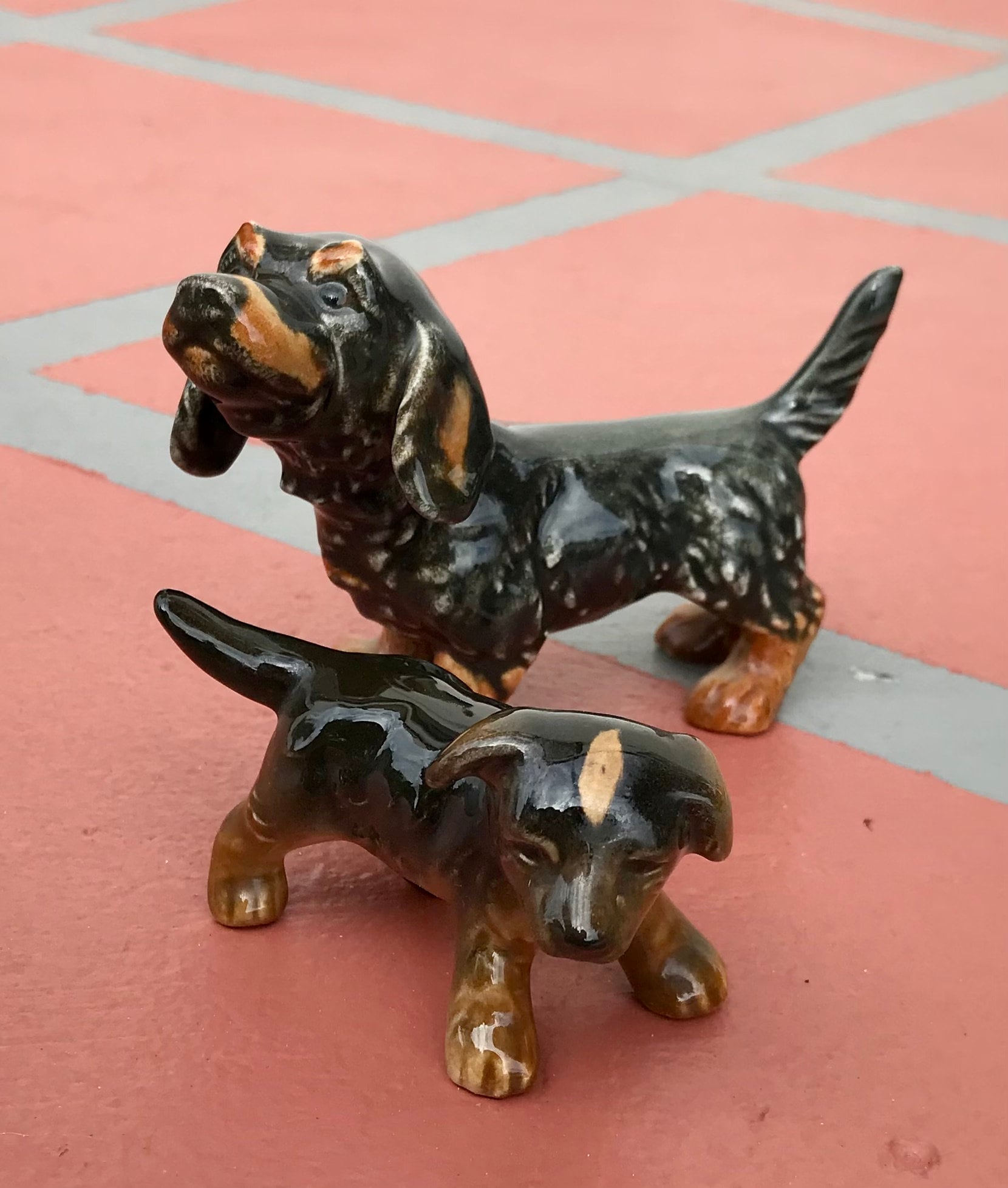 ラバードール　ダックスフント　犬　ゲーベル　Goebel　西ドイツ　ヴィンテージ Goebel Dachshund - Etsy