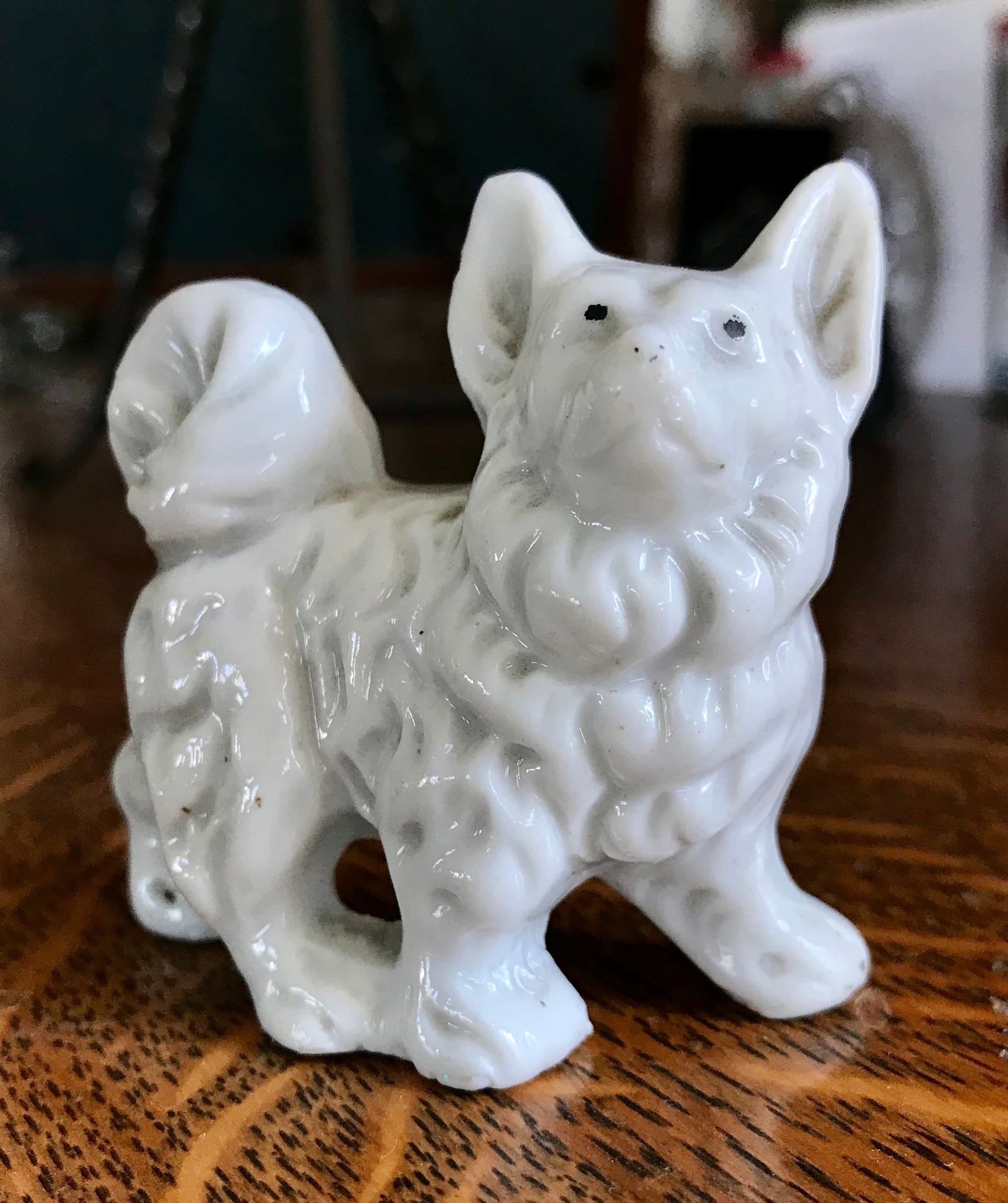 サモエド　ミニプレート　アメリカ製 Vintage Samoyed Figurine - Etsy