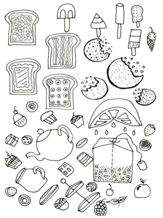 printable food coloring pages that are clean  wright website