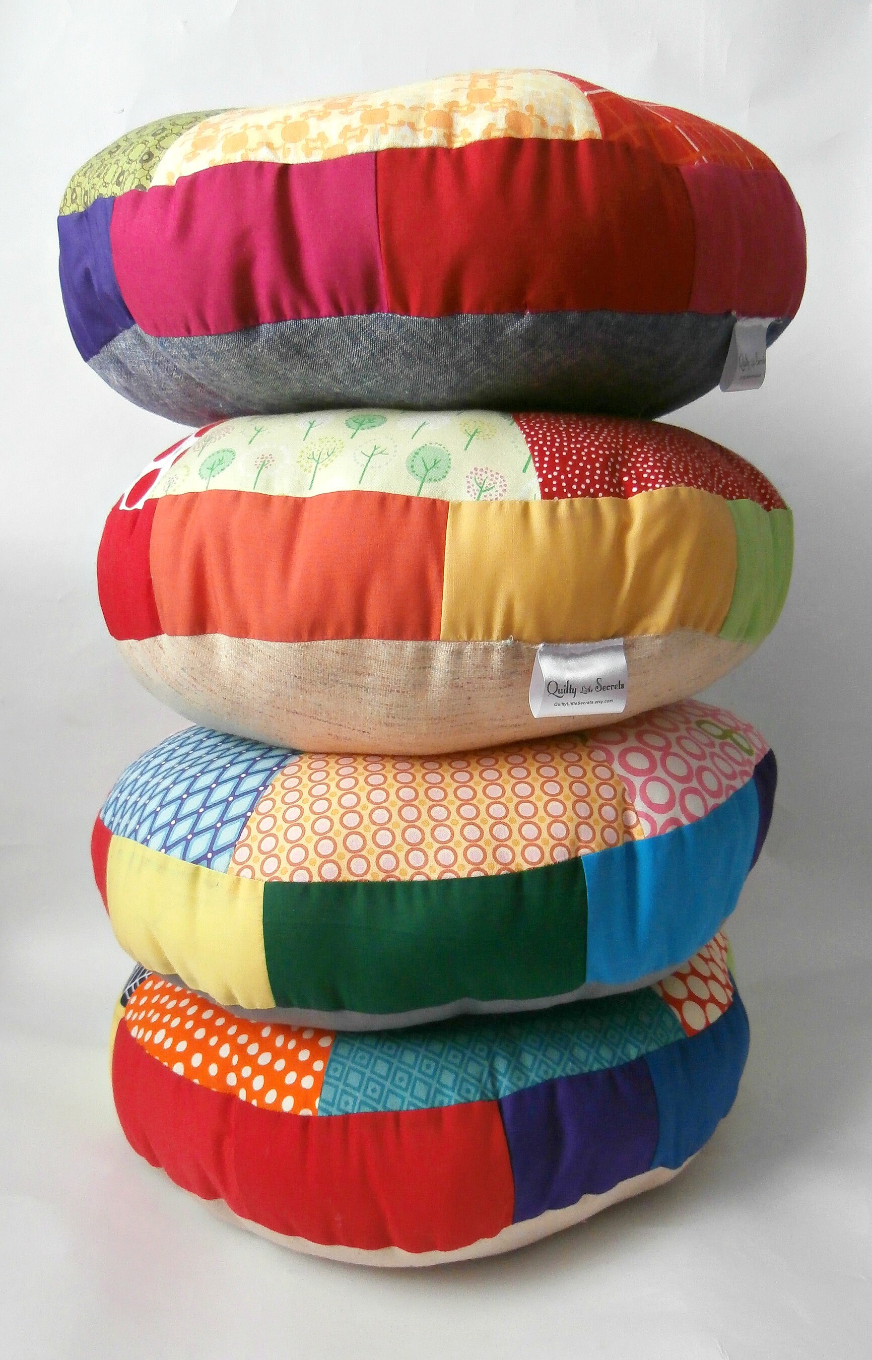 Bold 16 Stuffed Round Cushion Handmade Home Furnishings Etsy UK