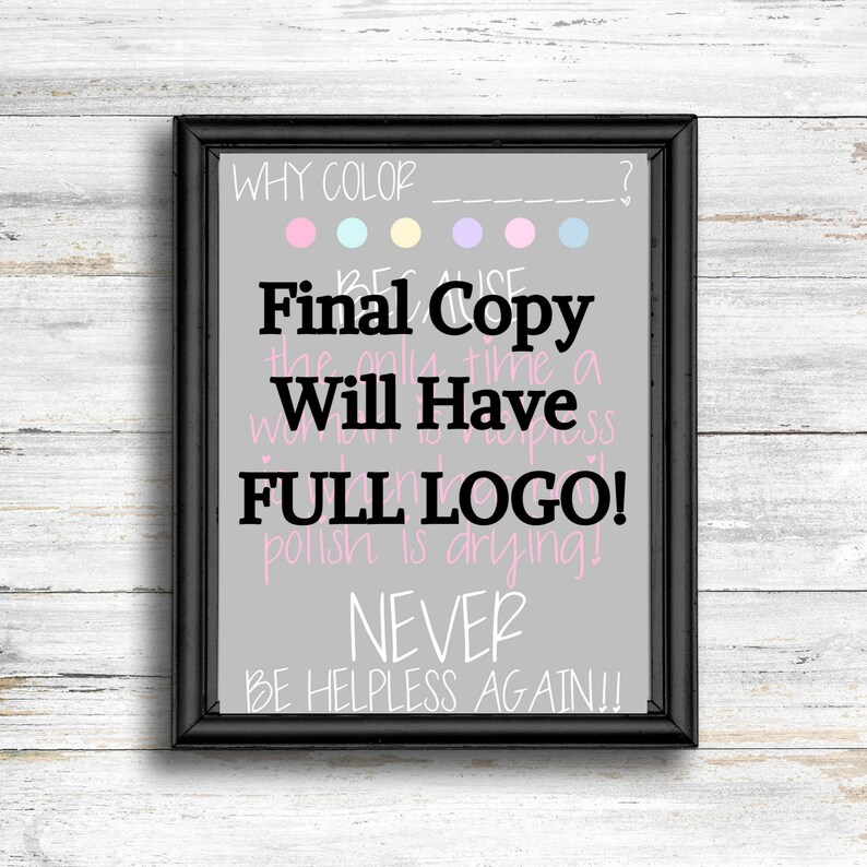 PRE-MADE Vendor Table Sign Template-8x10 Sign for VENDOR - Etsy