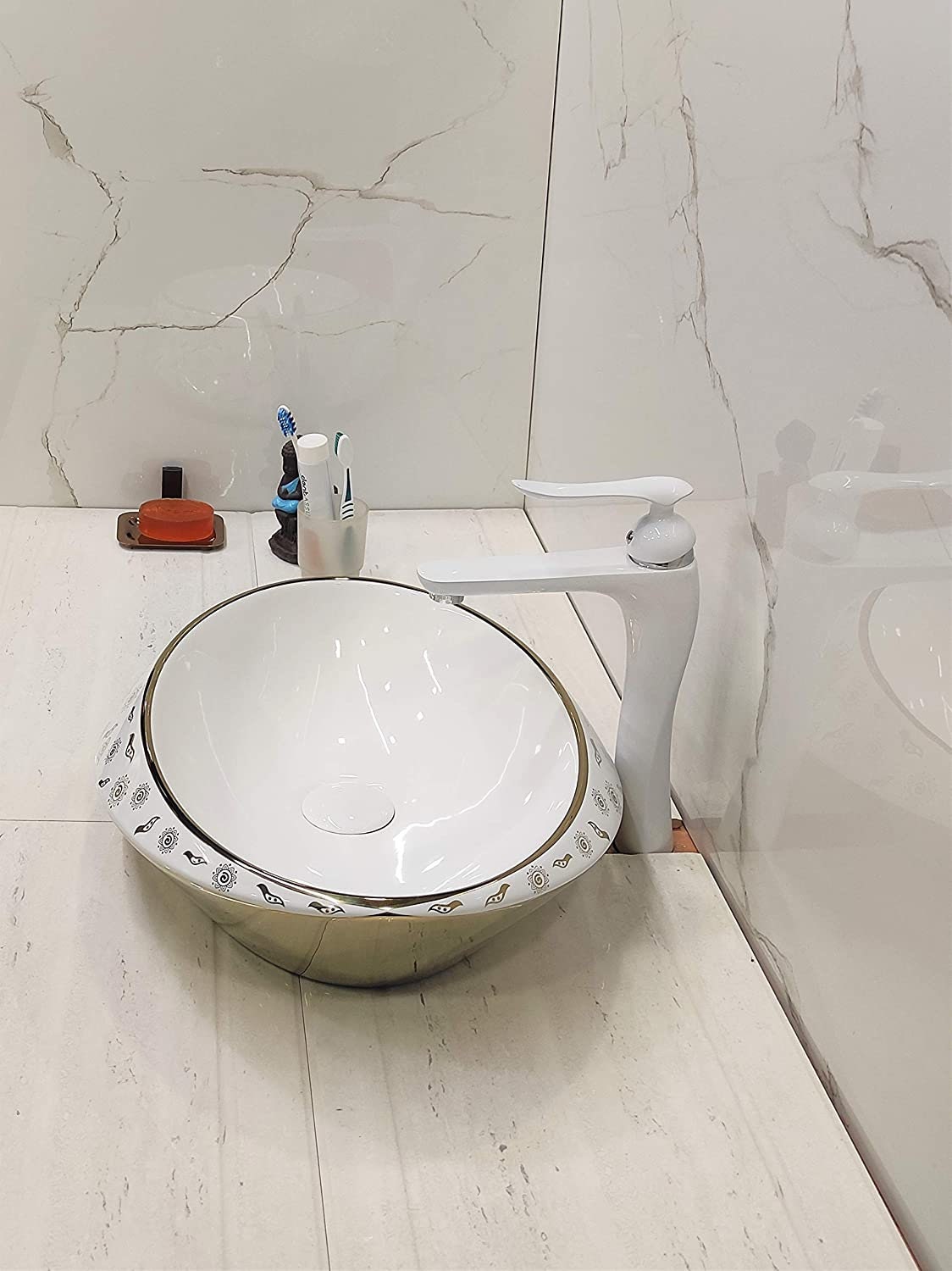 Waschbecken Arbeitsplatte Tischplatte Keramik Badezimmer | Etsy