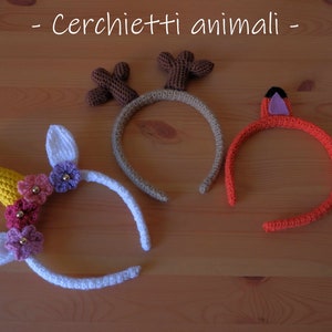 Porta Cerchietti/Accessori capelli in Feltro Idea Regalo Bambine Unicorno