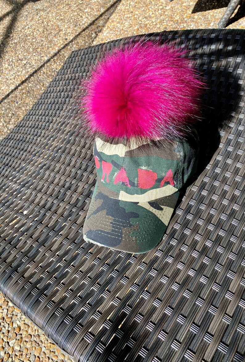 Labels Fur Pom Dad Hat