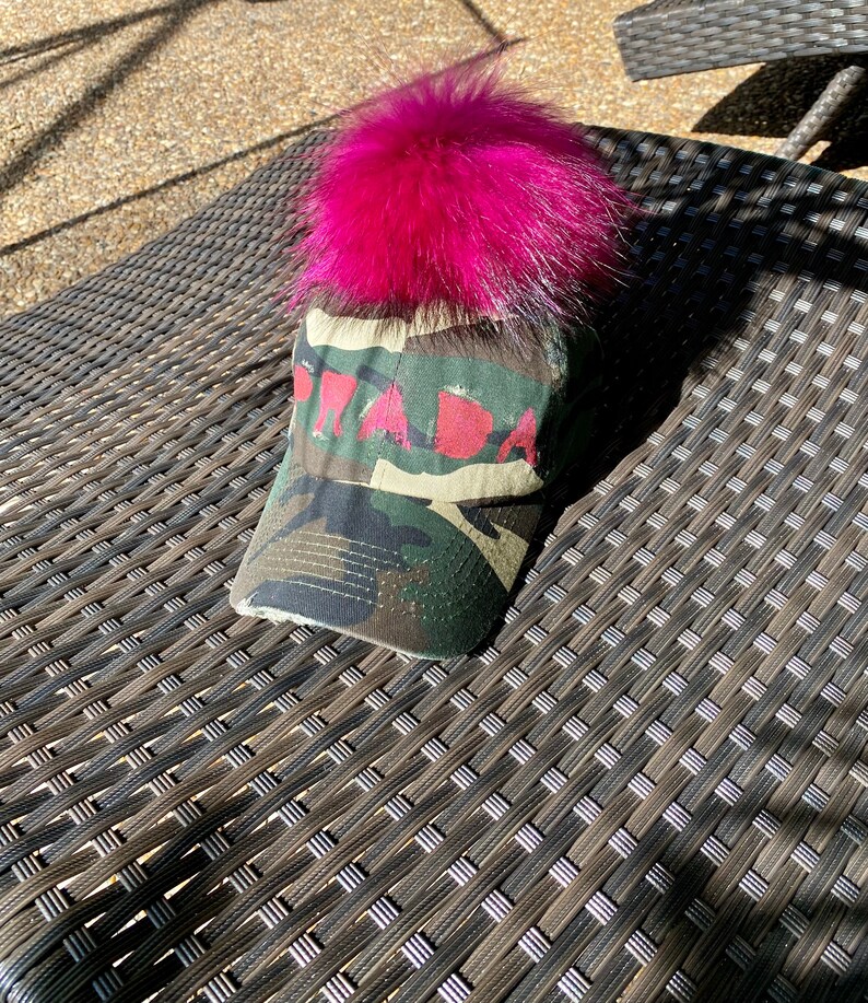 Labels Fur Pom Dad Hat