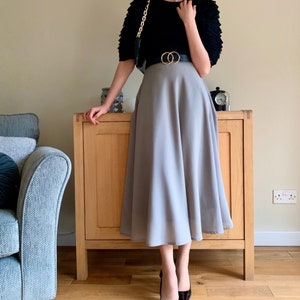 Long Georgette Skirt Etsy