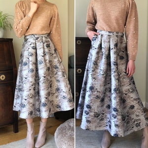 Gift for women | midi skirt | maxi skirt | wedding guest outfit | occasion wear | evening wear | bridesmaid gift | mother of the bride