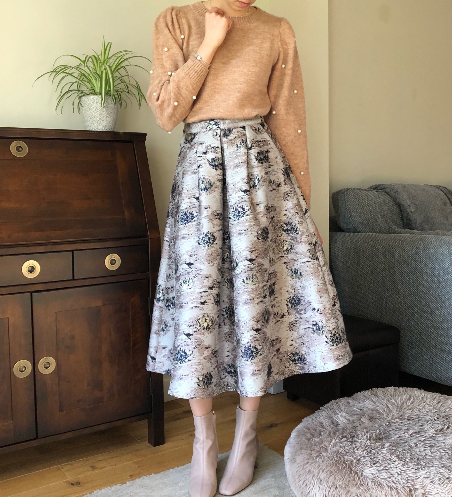 Gift for Women Midi Skirt Maxi Skirt Wedding Guest Outfit Occasion