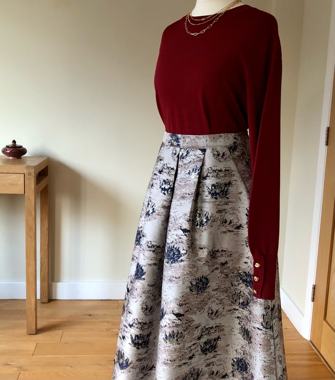 Gift for her special occasion skirt evening skirt midi Etsy