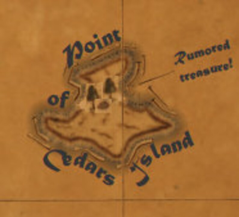 Historical Map of the Town of Fenwick Island, Delaware Etsy