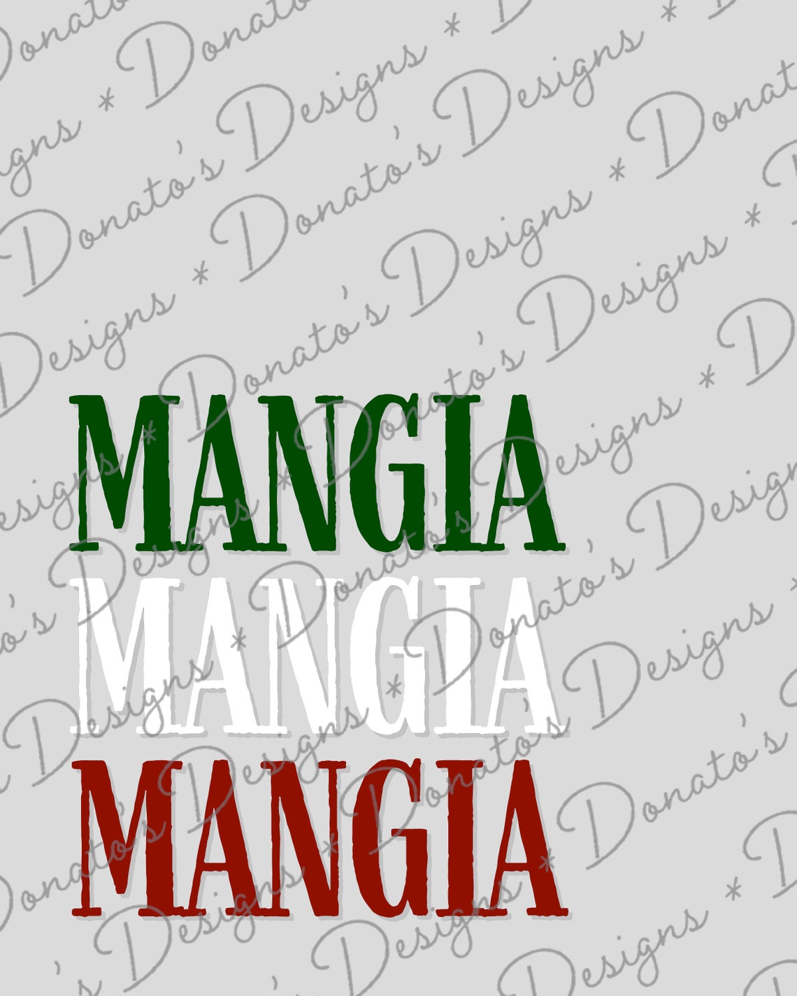 Kitchen Mangia PRINTABLE Sign in GRAY, Eat, Decor, Cucina, Italian ...