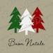 Buon Natale PRINTABLE Christmas Card IN BEIGE, Merry Christmas, Italian ...