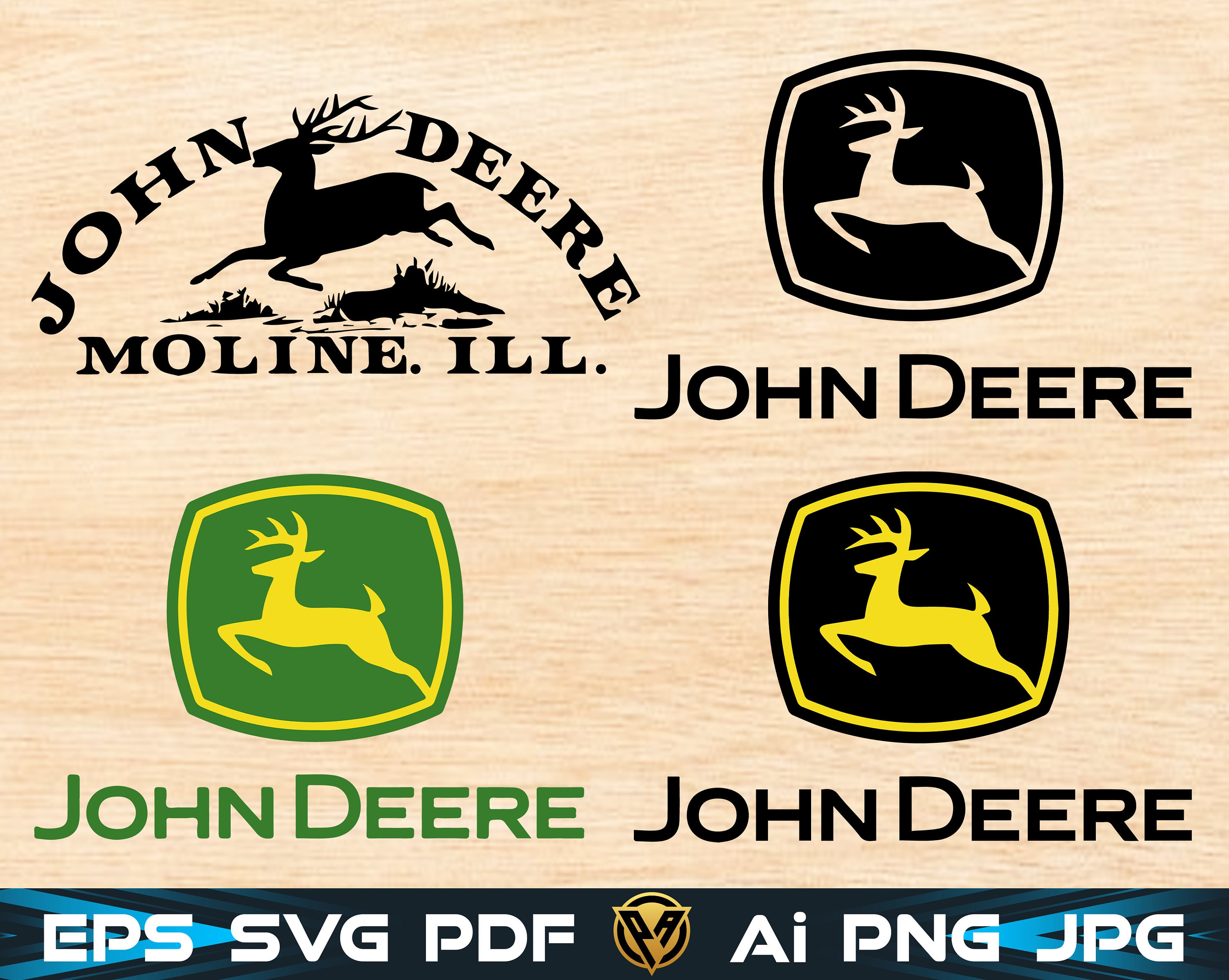 Download 4 Svg John Deere Svg John Deere Logo Svg Deere Svg Png | Etsy