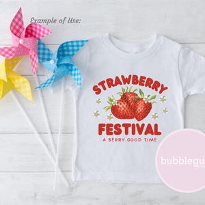 夏のストロベリーフェスティバルPNG、ストロベリーTシャツデザイン、ストロベリー昇華デザイン、女の子用サマーTシャツ、インスタントデジタルダウンロード