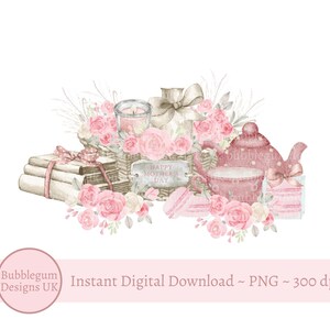 Cesta de presente de dia das mães PNG, Design de cartão PNG, Mãe, Dia das Mães, Design de sublimação, Download digital instantâneo,