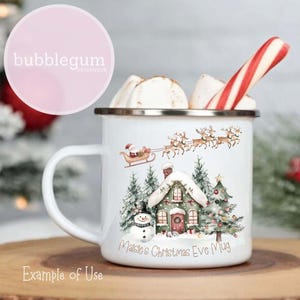 Jultomtens renarsläde och julhus PNG, julclipart, julsäckdesign, sublimering av julaftonslåda, omedelbar digital nedladdning bild 3