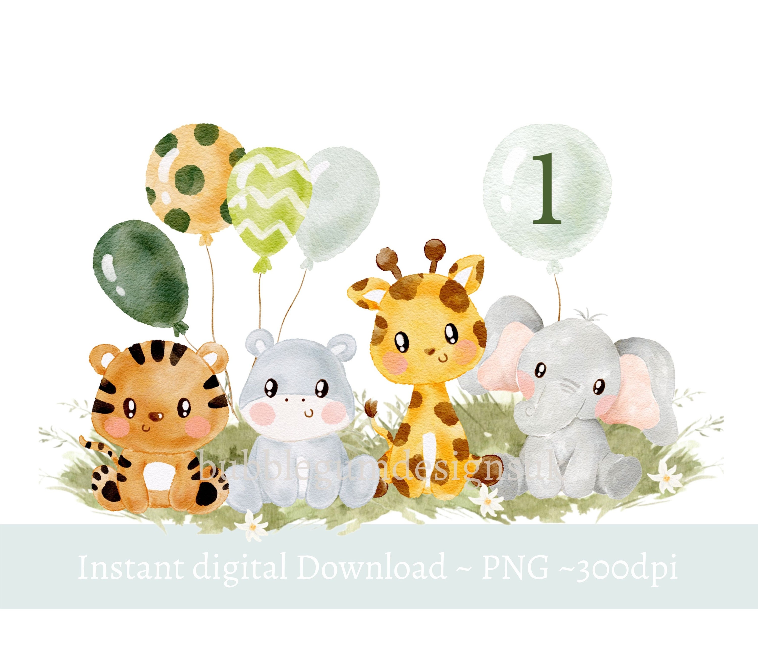 Watercolor Baby Safari Animals Png Ubicaciondepersonas cdmx gob mx