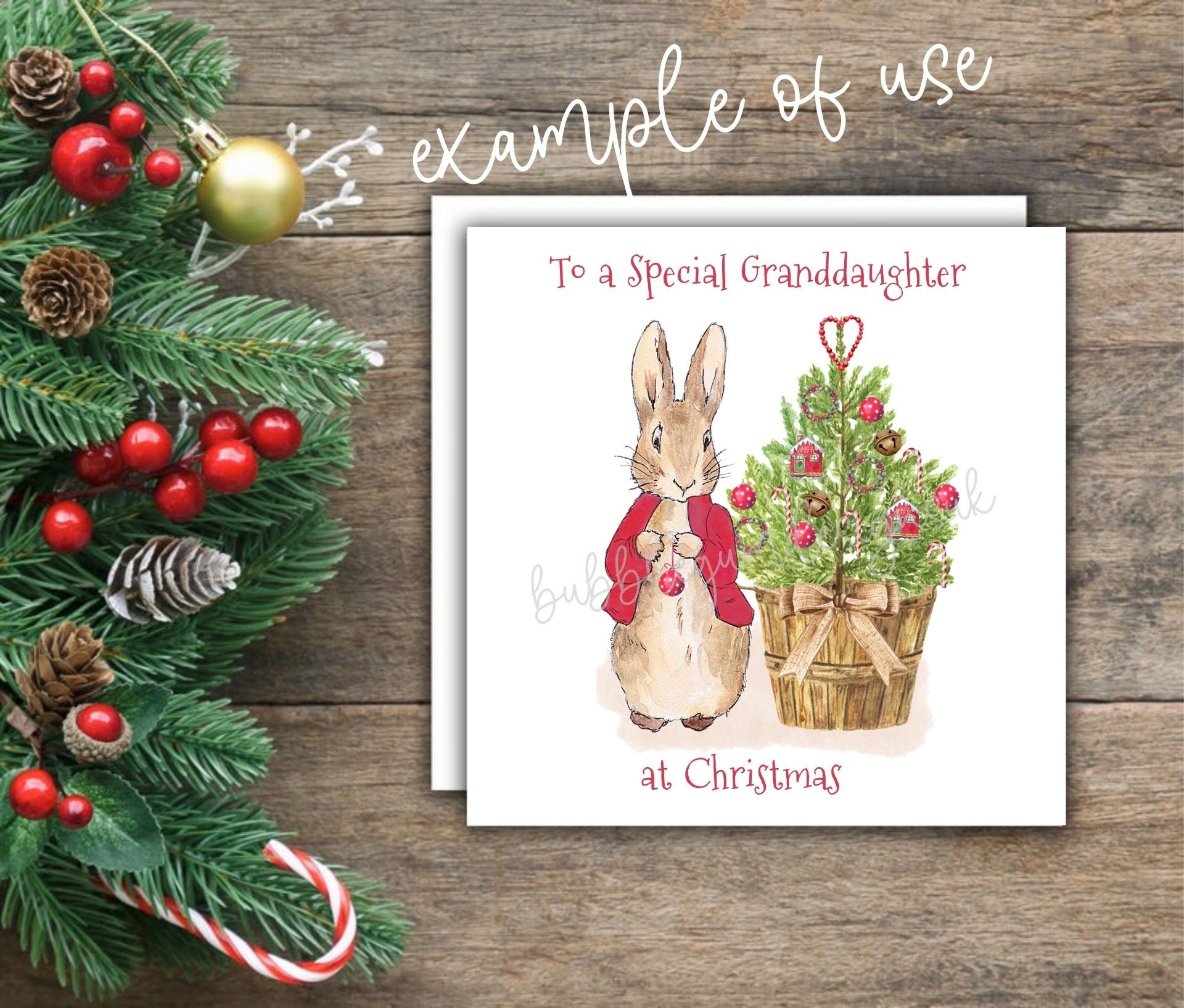 Peter Rabbit Christmas Tree PNG Peter Rabbit Sublimation Etsy