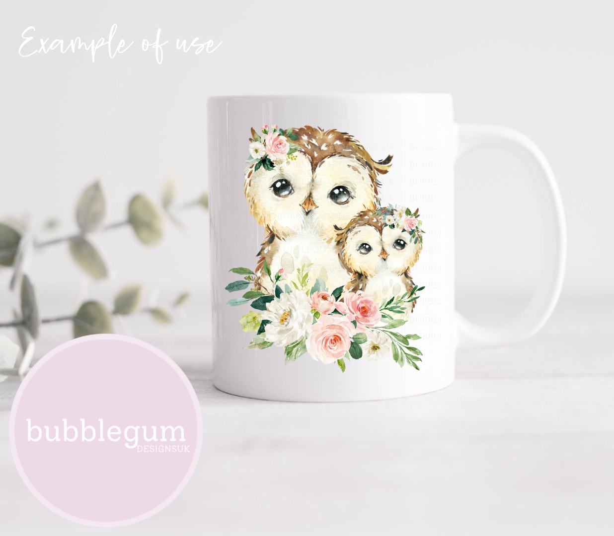 Búhos de madre y bebé, diseño floral rosa PNG, diseño de sublimación de búho,  diseño de tarjeta de cumpleaños de búho, día de la madre, mamá y bebé,  descarga digital instantánea, - Etsy México, image size:1236x1080