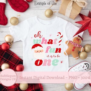 Oh wat leuk is het om één te zijn png, sublimatieontwerp 1e verjaardag, kerstverjaardag, babyshirt 1e verjaardag, instant digitale download