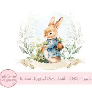 Easter Bunny Banner PNG, Bunny Sublimation Design, My 1st Easter, First Easter Shirt Design, Easter Treat Bag, Instant Digital Download