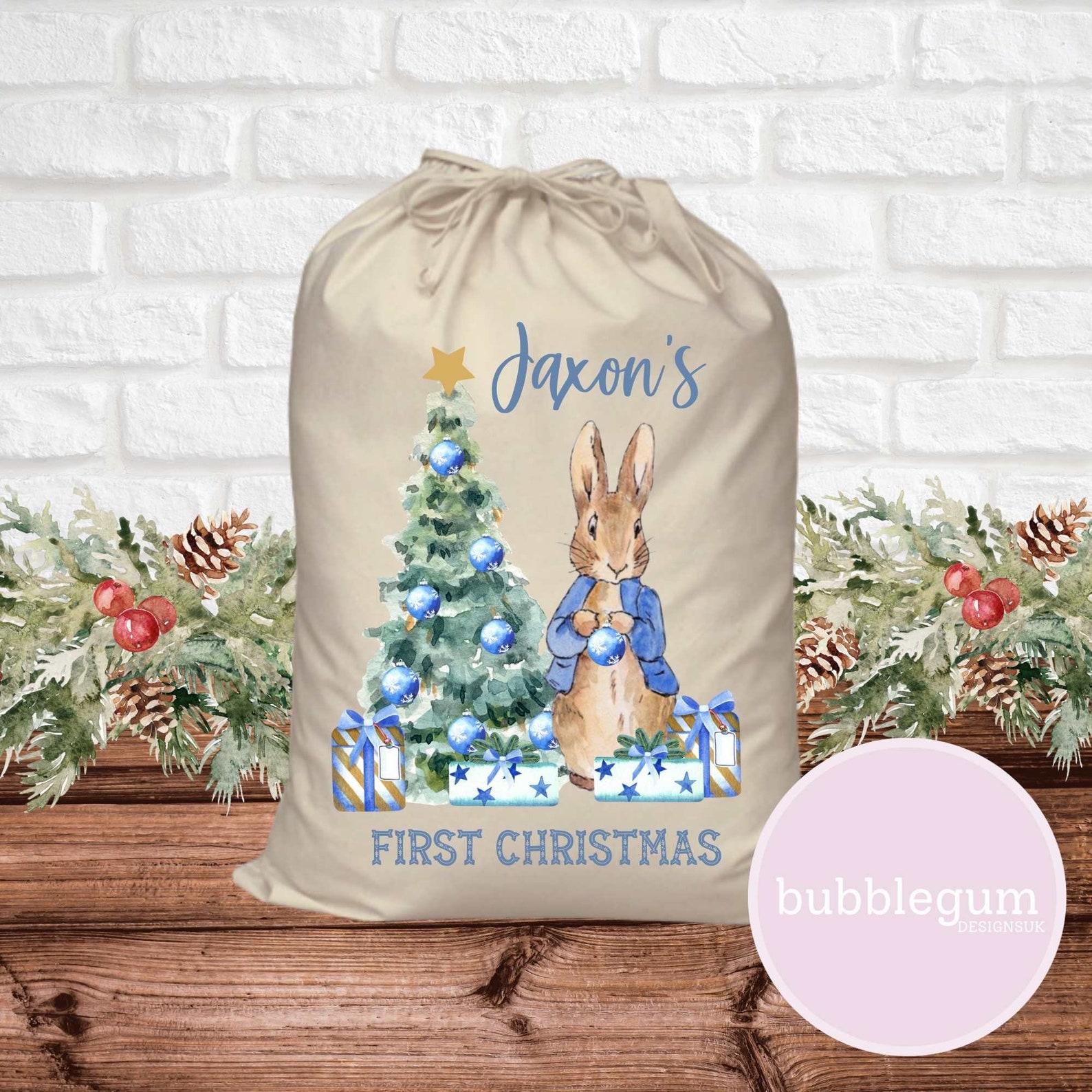 Peter Rabbit Christmas Tree PNG Peter Rabbit Sublimation Etsy UK