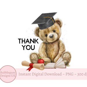 Obrigado Professor PNG, Design de Sublimação de Urso de Professor, Apreciação de Professor, Sublimação de Caneca de Professor, Urso de Pelúcia, Download Digital Instantâneo