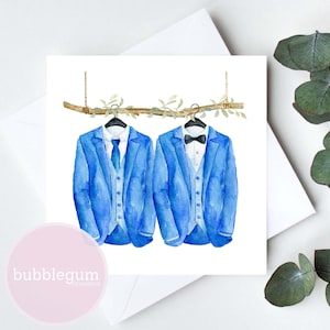 Design de sublimação para trajes de casamento Sr. e Sr., noivos, casamento entre pessoas do mesmo sexo, design de cartão de casamento gay PNG, download digital instantâneo