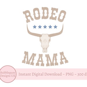 Rodeo Mama Blue, PNG, 1st Birthday Sublimation Design, Cowboy Party Sublimation, Family T Shirt, Mom T Shirt, Instant Digital Download