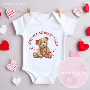 Ti amo così tanto Beary Bear PNG, Design di sublimazione di San Valentino, 1° giorno di San Valentino, Sublimazione di Teddy, Download digitale istantaneo,