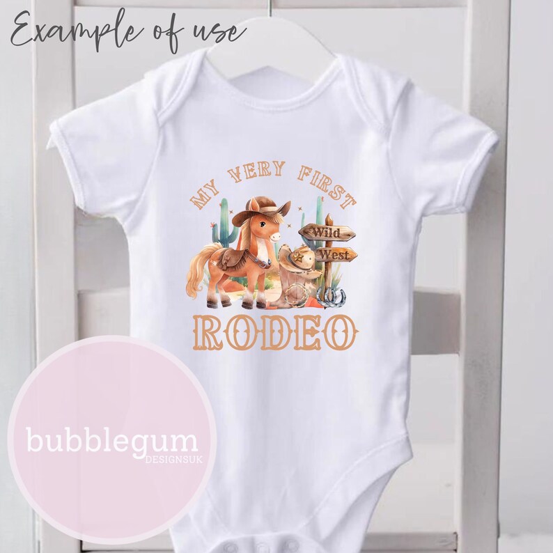 My Very First Rodeo PNG, 1st Birthday Wild West Theme Design, Cowboy ...