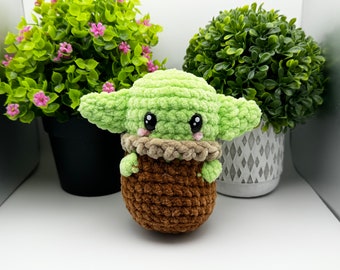 HECHO A PEDIDO Bebé Alien Plushie